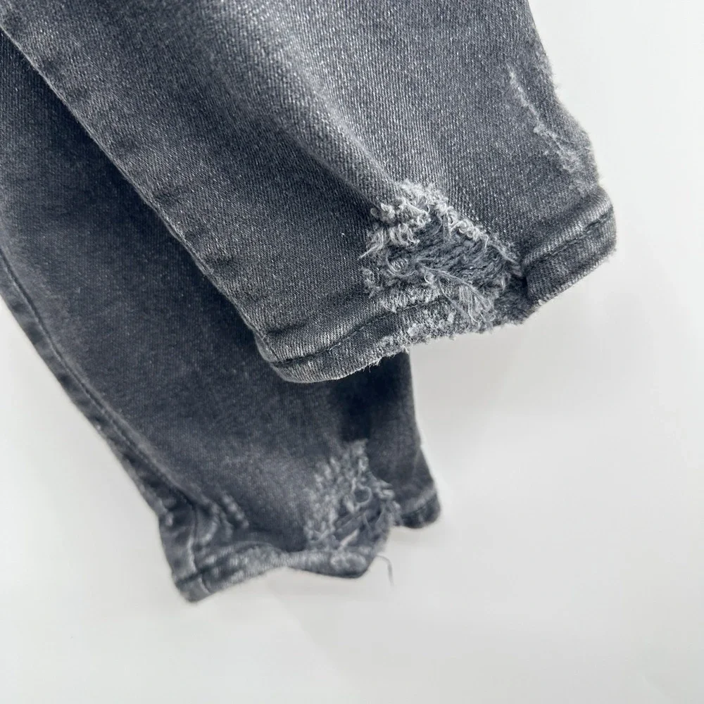 Moussy Vintage Velma Skinny Jeans Distressed in Black Size 25 - Picture 6 of 10